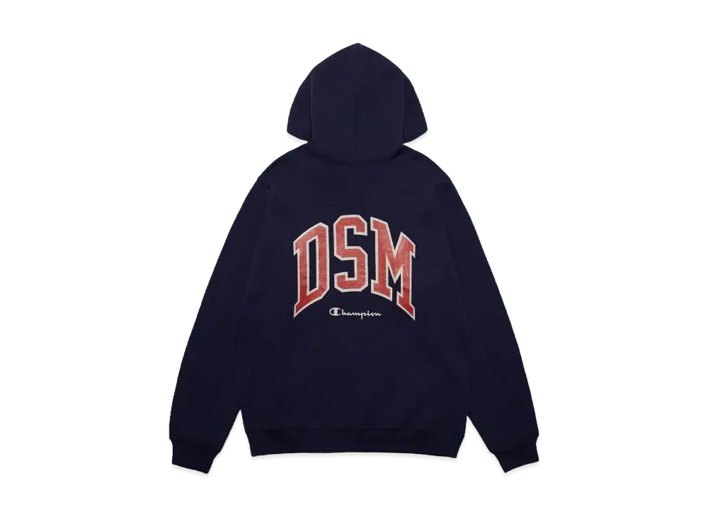 Champion x DSMG Hooded Sweatshirt "Navy"