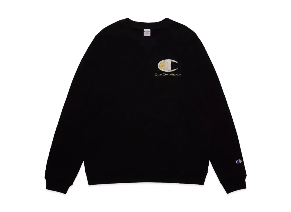 む　ドーバーストリート×チャンピオン (黒) Size M CHAMPION: Hooded Sweatshirt (Ox.Gray) | DSMG E-SHOP
