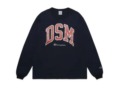 Champion x DSMG Long Sleeve T-Shirt "Navy"