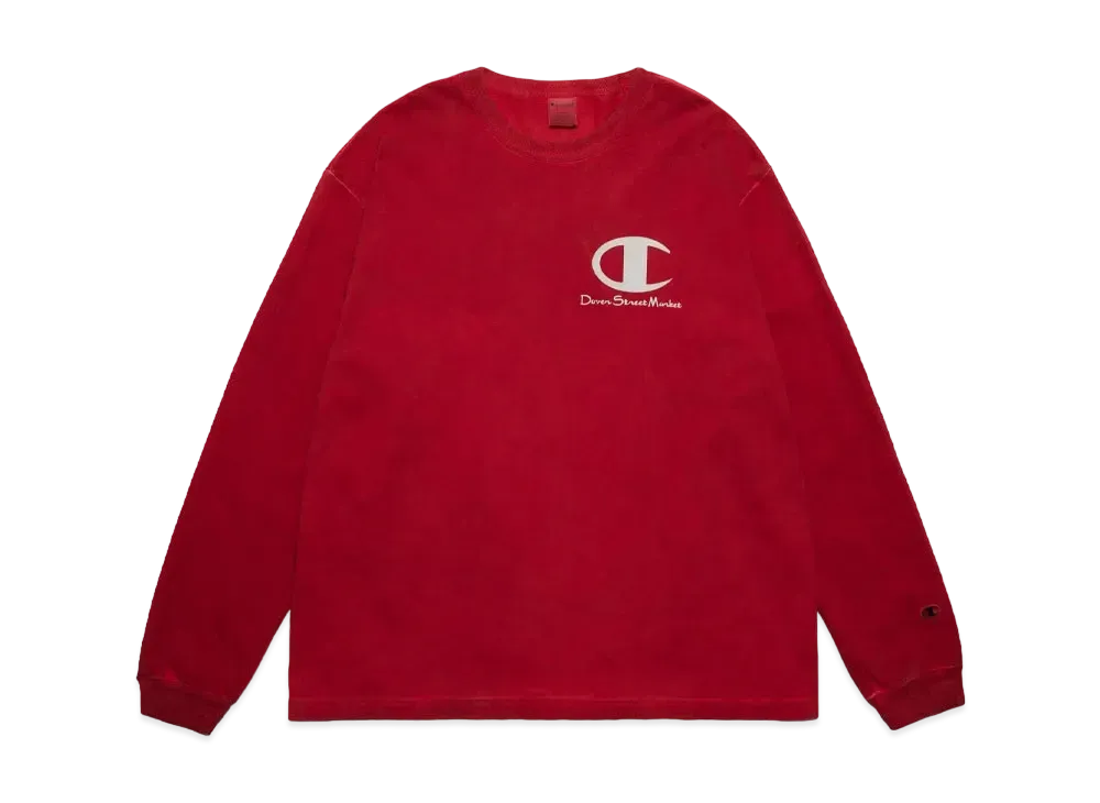 Champion x DSMG Long Sleeve T-Shirt "Red"