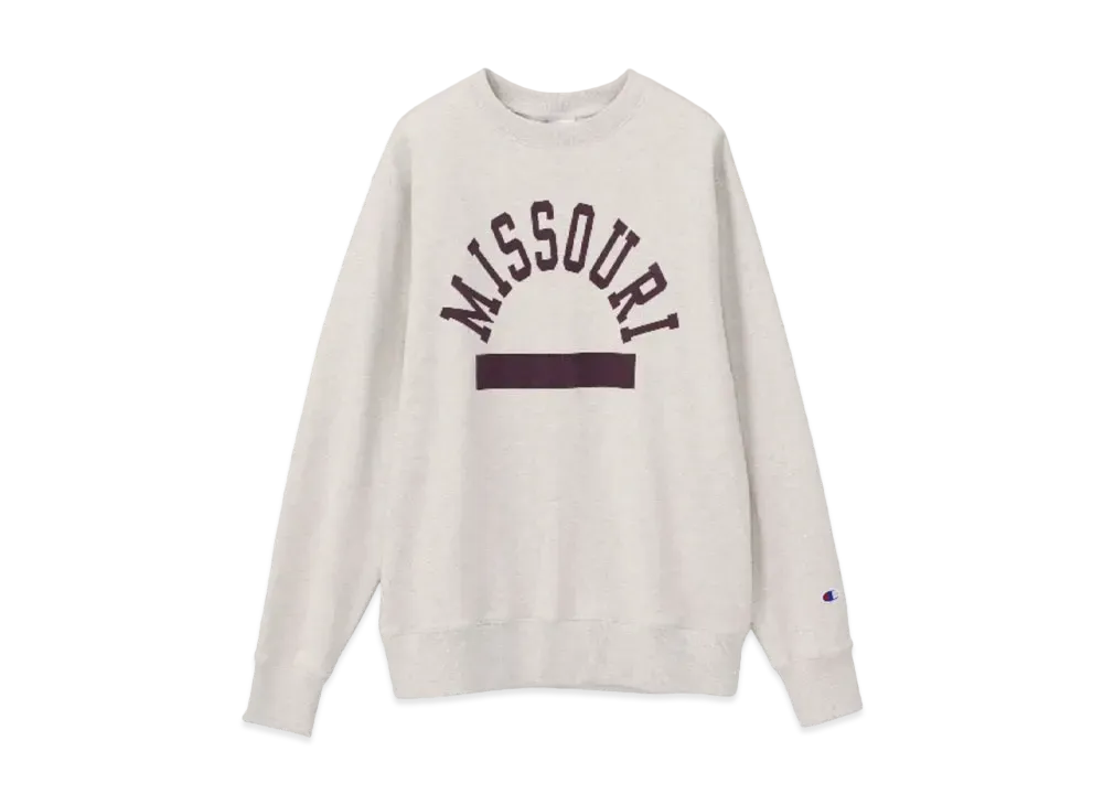 Champion Logo Sweatshirt "Light Beige"