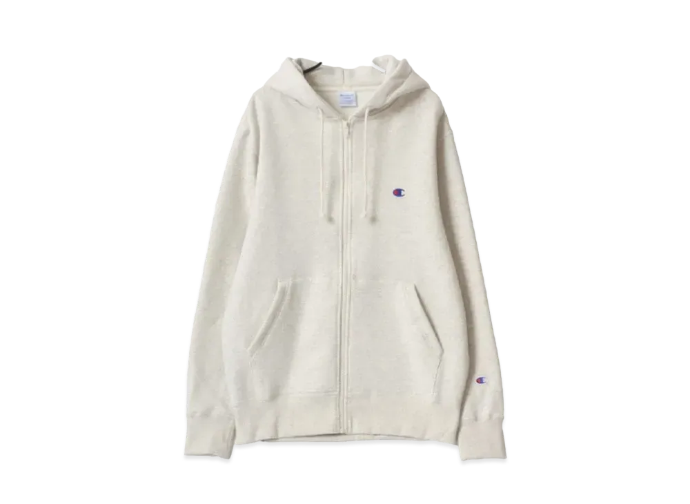 Champion Sweatshirts Zip-Up Parka "Oatmeal"
