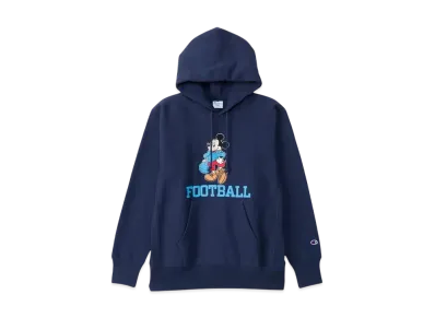 Champion x Disney Reverse Weave Hooded Sweatshirt "Dark Navy"