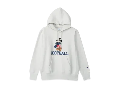 Champion x Disney Reverse Weave Hooded Sweatshirt "Oatmeal"