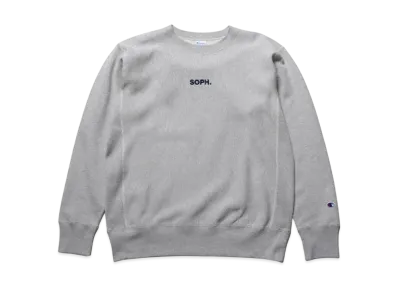 Champion x SOPH. Reverse Weave Crewneck Sweat "Gray"