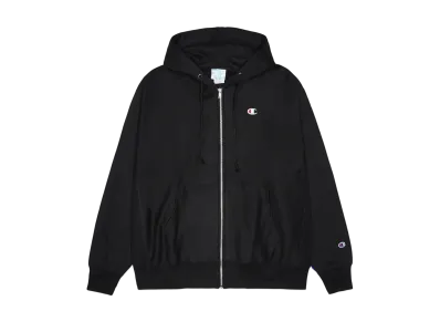 Champion Reverse Weave Full Zip Hoodie "Black"