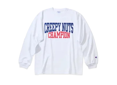 Champion x Creepy Nuts Long Sleeve T-Shirt "White"
