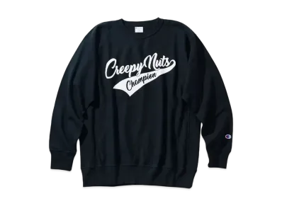 Champion x Creepy Nuts Reverse Weave Crew Neck Sweatshirt "Black"