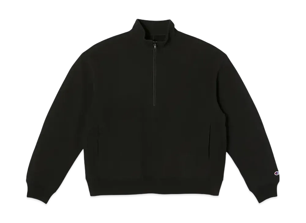 Champion x N.HOOLYWOOD Half Zip Sweatshirt "Black"