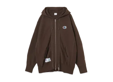 Champion x UNDERCOVER Reverse Weave Zip Hooded Sweatshirt "Dark Brown"
