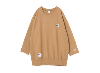 Champion x UNDERCOVER Reverse Weave Cut Off Crew Neck Sweatshirt "Camel"