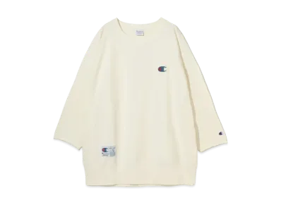 Champion x UNDERCOVER Reverse Weave Cut Off Crew Neck Sweatshirt "Ivory"