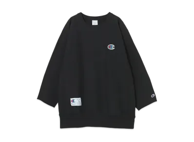 Champion x UNDERCOVER Reverse Weave Cut Off Crew Neck Sweatshirt "Black"