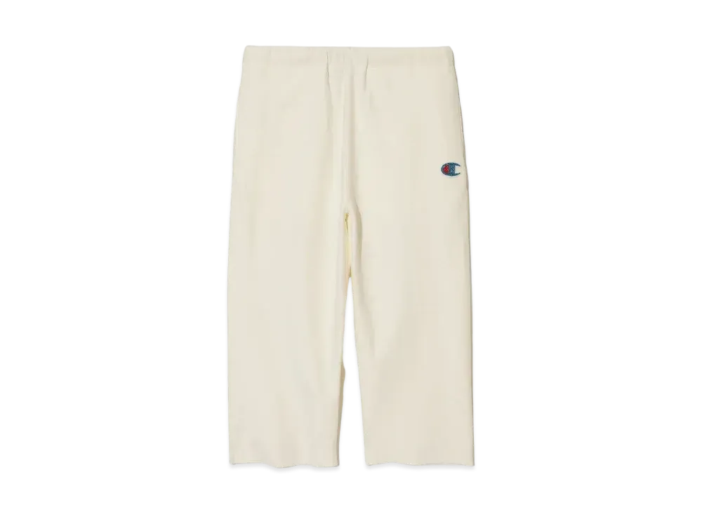 Champion x UNDERCOVER Reverse Weave Cut Off Sweatpants "Ivory"