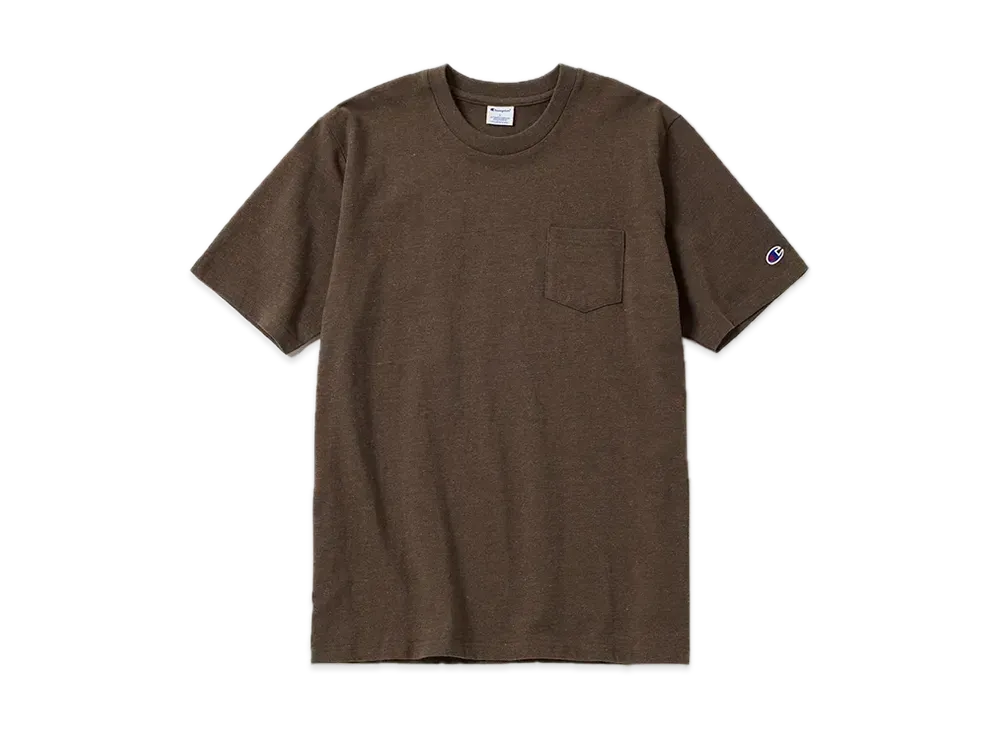 Champion Short Sleeve Pocket T-Shirt "Heather Brown"