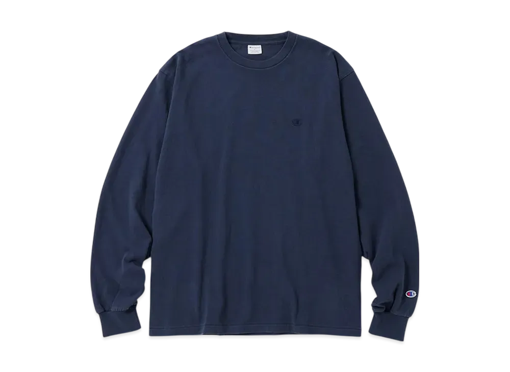 Champion Long Sleeve T-Shirt "Dark Navy"