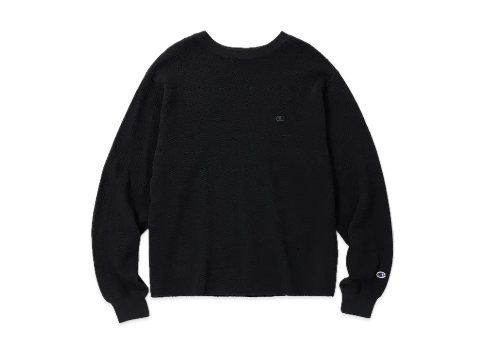 Champion Long Sleeve T-Shirt "Off Black"