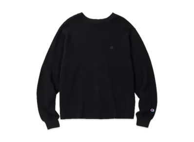 Champion Long Sleeve T-Shirt "Off Black"