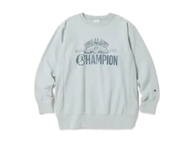 Champion Reverse Weave Crew Neck Sweatshirt "Blue Gray"