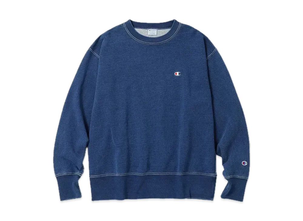 Champion Crew Neck Sweatshirt "Wash Blue"