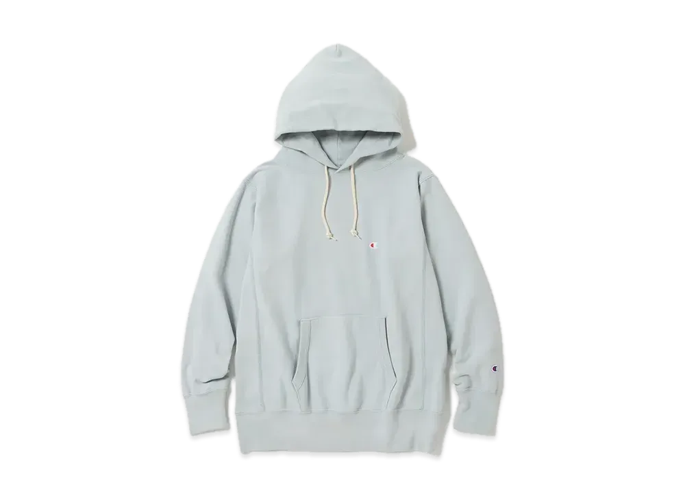 Champion Reverse Weave Hooded Sweatshirt "Blue Gray"