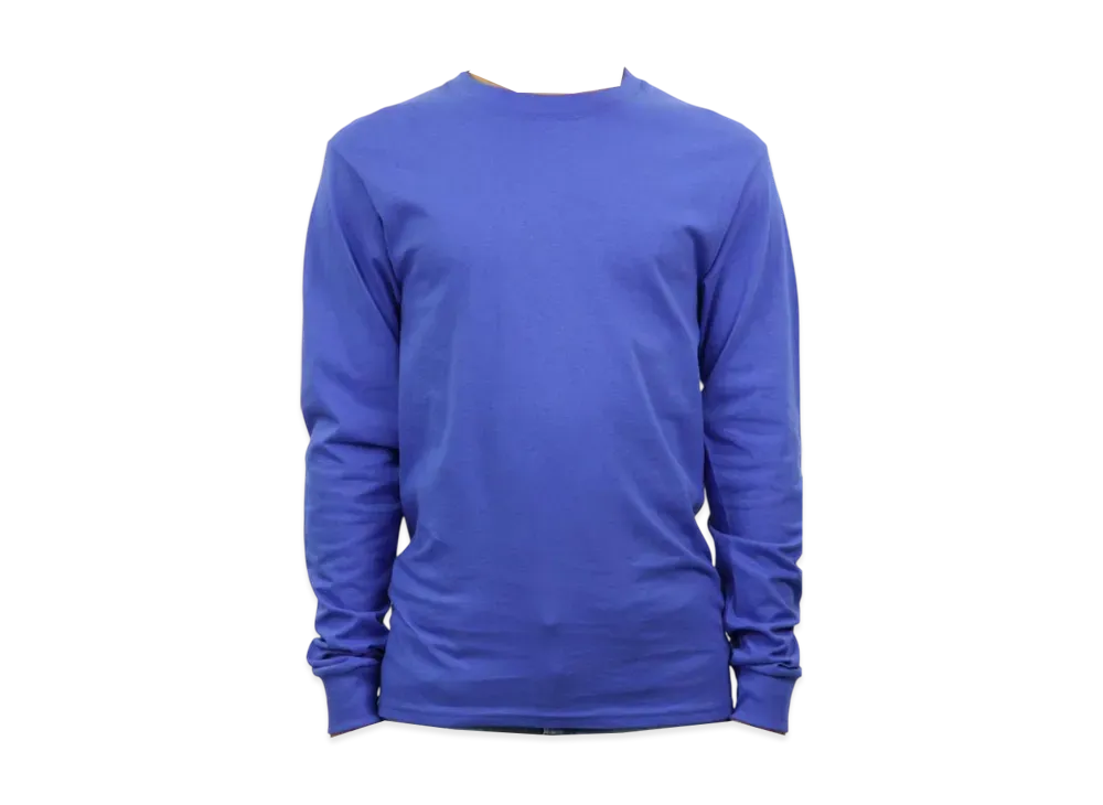 Champion Cotton Long Sleeve Tee "Blue"