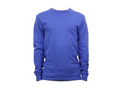 Champion Cotton Long Sleeve Tee "Blue"