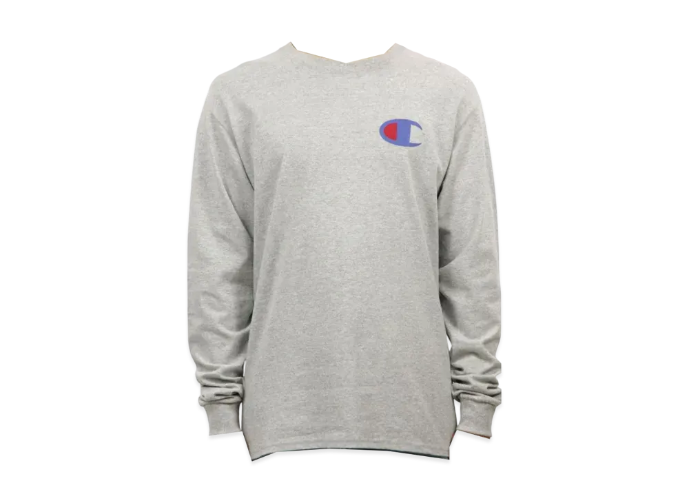 Champion Cotton Long Sleeve Tee "Grey"