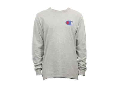 Champion Cotton Long Sleeve Tee "Grey"