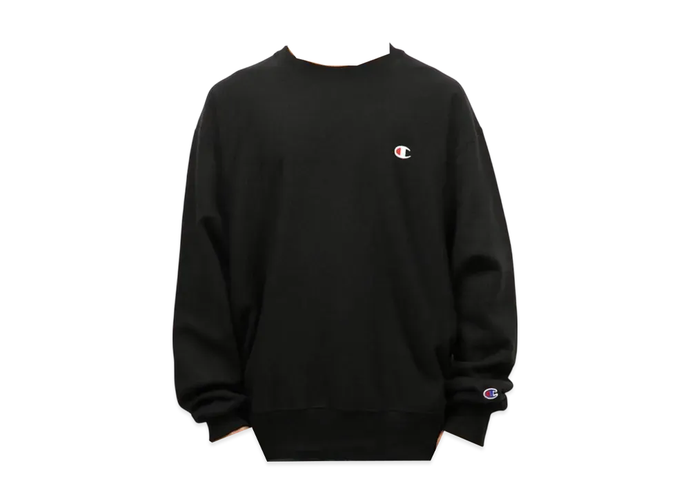 Champion Reverse Weave Heavyweight 12Oz Crew Sweat "Black"