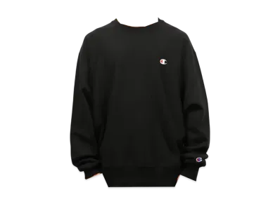 Champion Reverse Weave Heavyweight 12Oz Crew Sweat "Black"