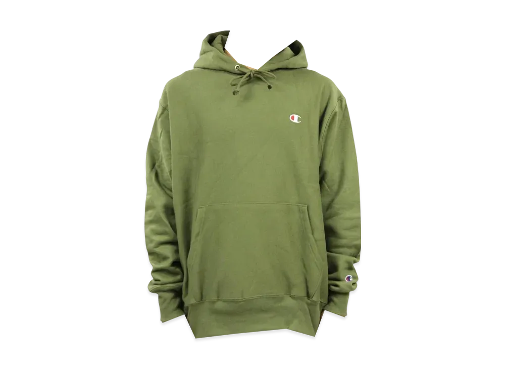 Champion Reverse Weave Heavyweight 12Oz Pullover Hoodie "Dark Olive"