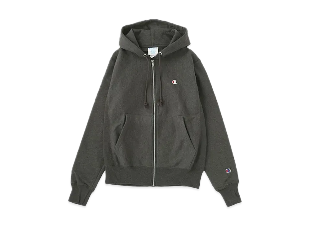Champion Reverse Weave Heavyweight 12Oz Zip Up Hoodie "Charcoal"
