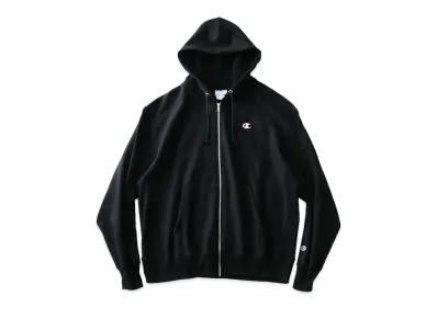 Champion Reverse Weave Heavyweight 12Oz Zip Up Hoodie "Black"