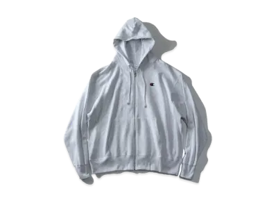 Champion Reverse Weave Heavyweight 12Oz Zip Up Hoodie "Light Grey"
