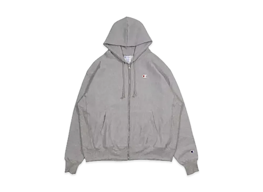 Champion Reverse Weave Heavyweight 12Oz Zip Up Hoodie "Grey"