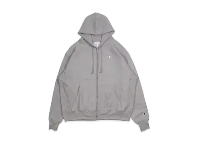 Champion Reverse Weave Heavyweight 12Oz Zip Up Hoodie "Grey"