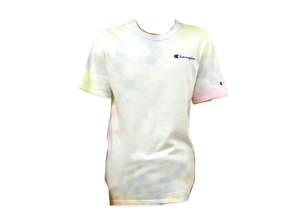 Champion Cloud Dye Short Sleeve Tee "White/Red"