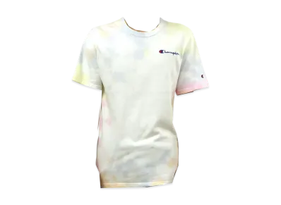 Champion Cloud Dye Short Sleeve Tee "White/Red"