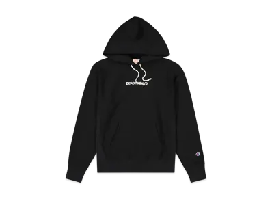 Champion x Beastie TCV Reverse Weave Soft Fleece Check Your Head Hooded Sweatshirt "Black"