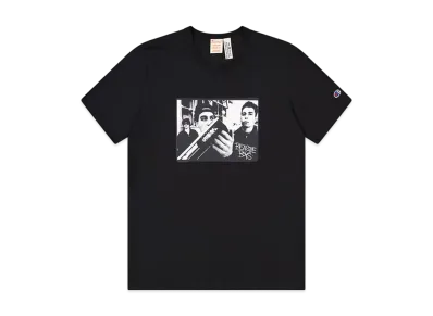 Champion x Beastie Athletic Jersey Combed Beastie Crewneck T-Shirt "Black"