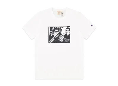 Champion x Beastie Athletic Jersey Combed Beastie Crewneck T-Shirt "White"