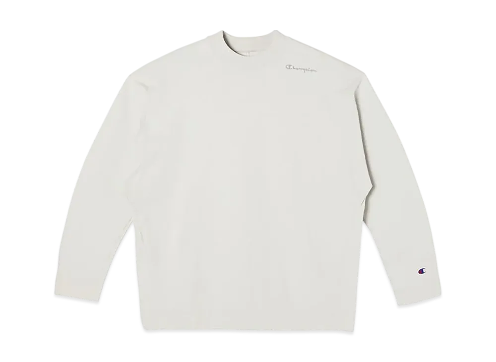 Champion x N.HOOLYWOOD Long Sleeve T-Shirt "Light Gray"