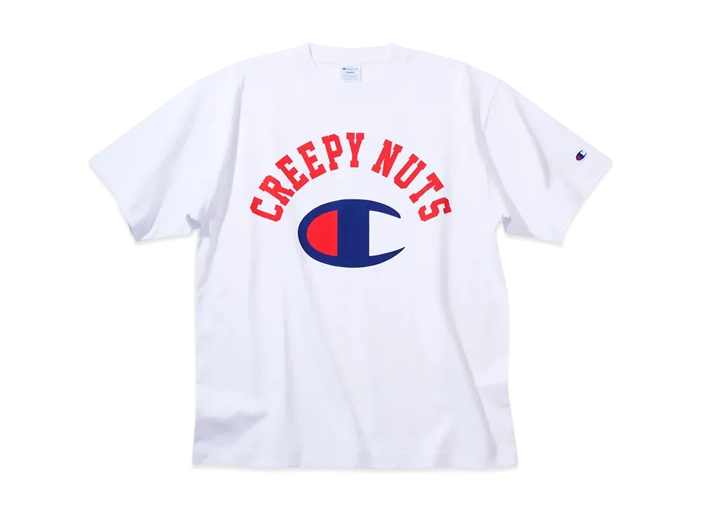 Champion x Creepy Nuts Short Sleeve T-Shirt "White"