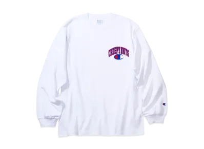 Champion x Creepy Nuts Long Sleeve T-Shirt "White"