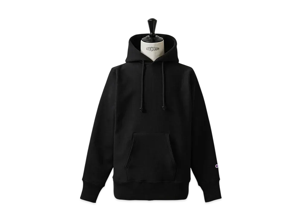 Champion Reverse Weave Hooded Sweatshirt 12.5oz "Black"