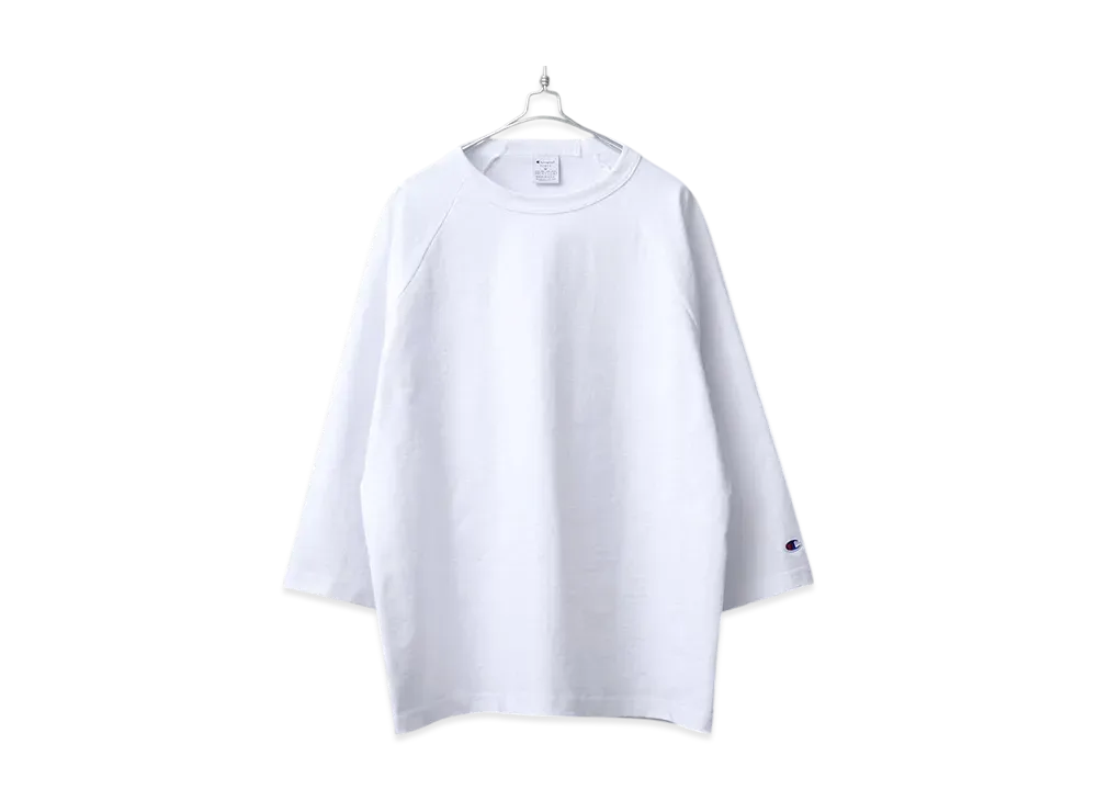 チャンピオン ラグラン 3/4スリーブ Tシャツ "ホワイト"