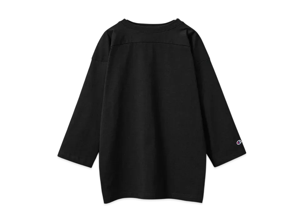 Champion 3/4 Sleeve Football T-Shirt "Black"