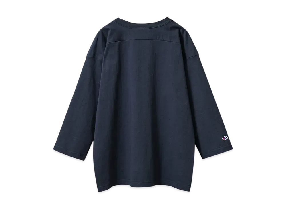 Champion 3/4 Sleeve Football T-Shirt "Navy"