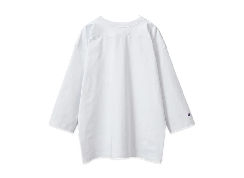 Champion 3/4 Sleeve Football T-Shirt "White"